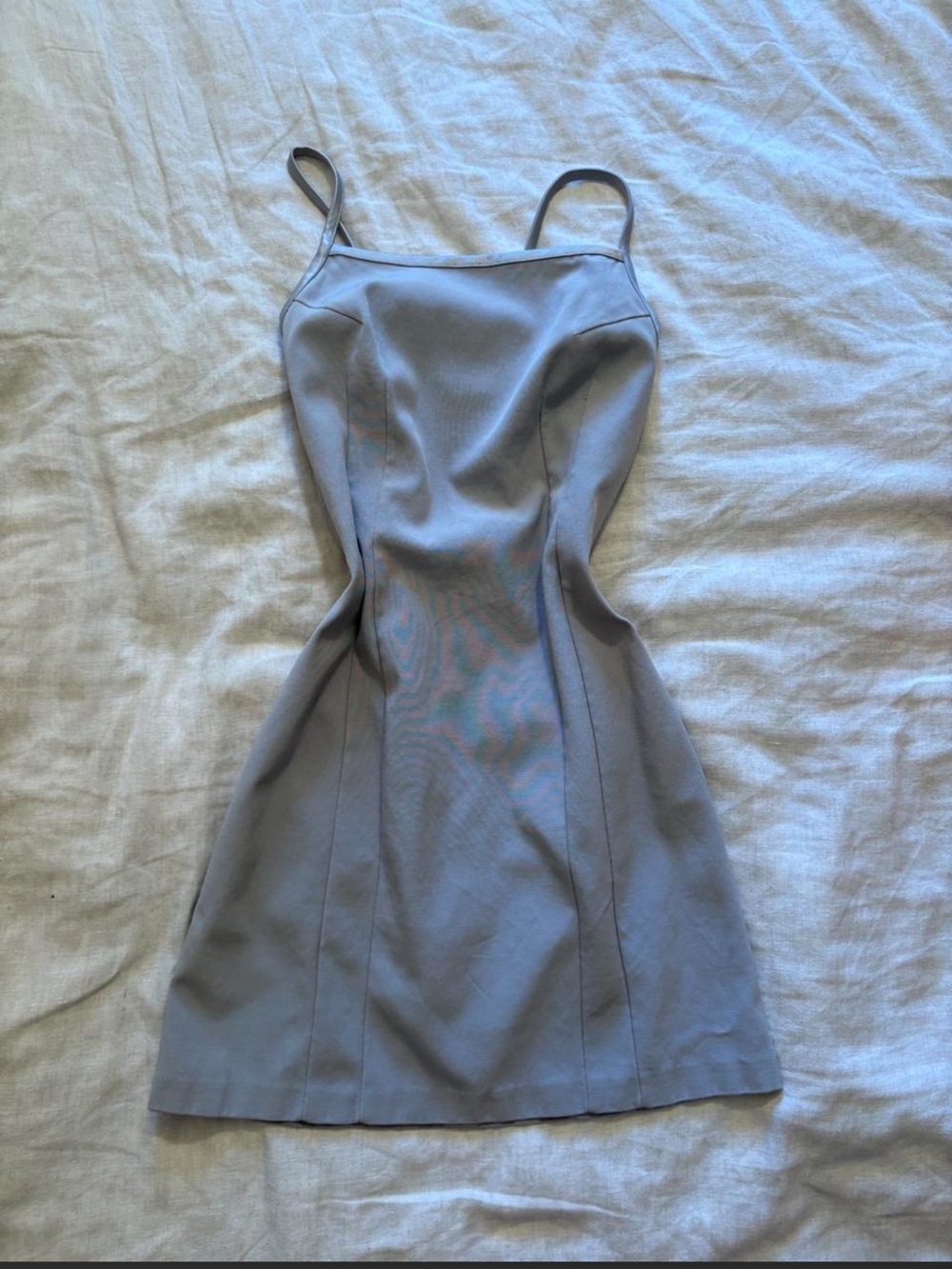 Vintage Gray Mini Dress